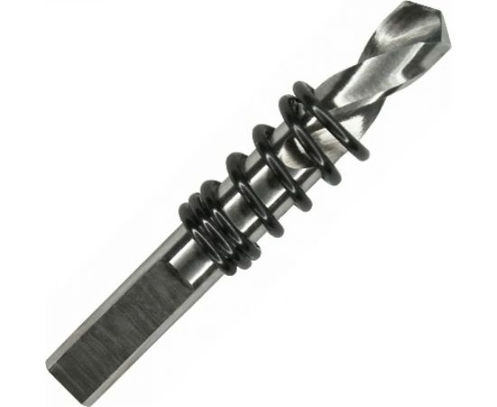 Сверло центрирующее с пружиной для ��оронок HM-12 по металлу 8х48 мм HSS D.BOR CDS-HS-8-48 
