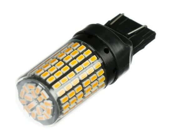 Светодиодная автолампа СИМАЛЕНД WY21W, 144 SMD, 12 В, свет оранжевый 7055977 
