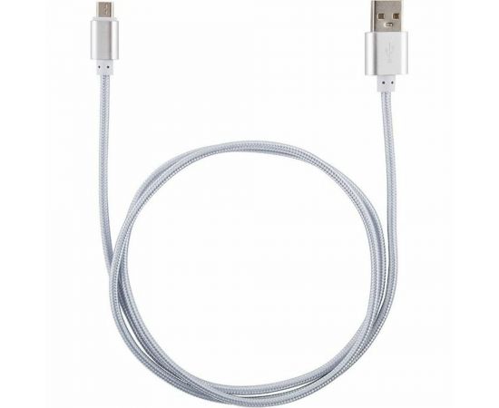 Кабель ENERGY ET-29-2 USB/MicroUSB, цвет - серебро 104111 