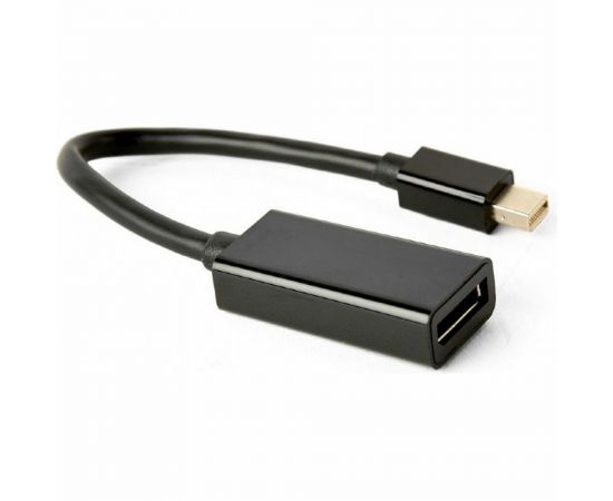 Переходник Cablexpert mini DisplayPort - DisplayPort 4K 20M/20F длина 16см черный A-mDPM-DPF4K-01 