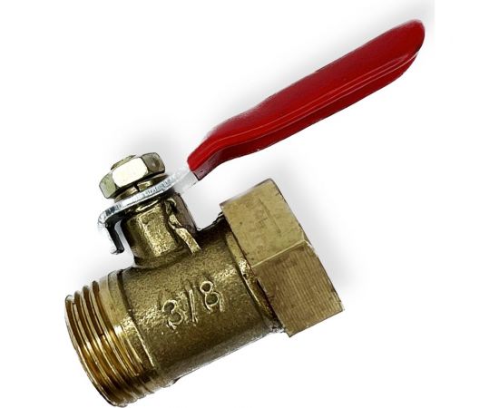 Краник шаровой латунный резьба внутренняя - наружная 3/8" ARMA BV F3/8-M3/8 
