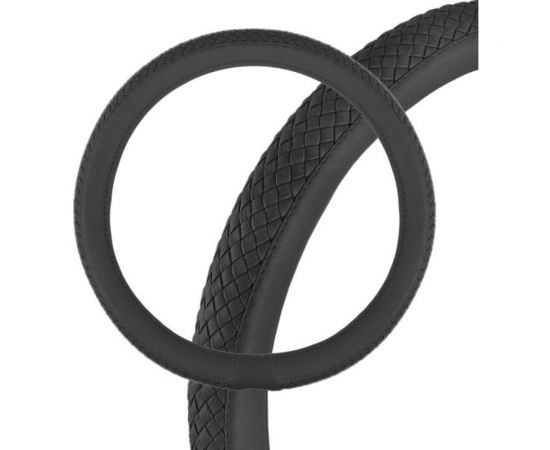 Оплетка SKYWAY Modern-5 L, черная, экокожа S01102022 