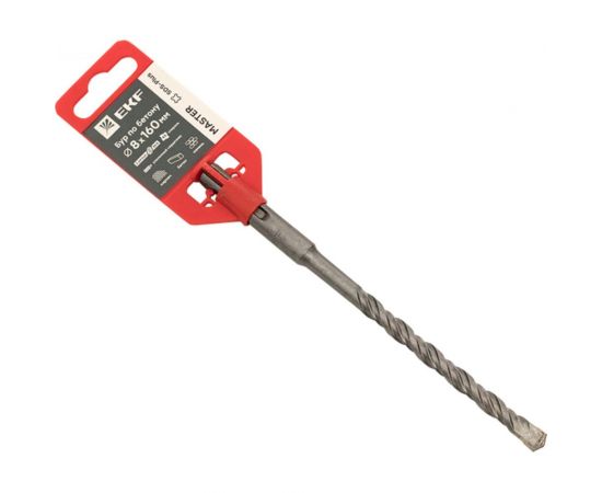 Бур по бетону Master (8x160 мм; 2 резца; SDS-plus) EKF db-8-160-2x4 