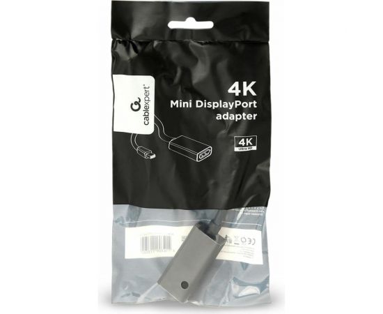 Переходник Cablexpert mini DisplayPort - DisplayPort 4K 20M/20F длина 16см черный A-mDPM-DPF4K-01 – изображение 2