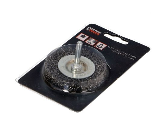 Щетка дисковая 40х10 мм, с хвостовиком, сталь FASTER TOOLS 3491 – изображение 2