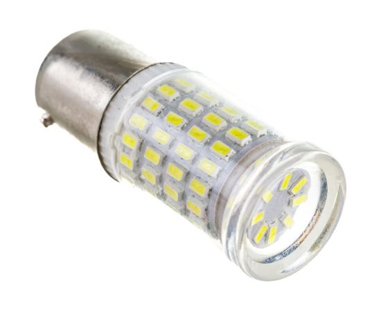 Автолампа SKYWAY диод S25 P21W 12V 80SMD BA15s 1-конт Белая задний ход, повороты S08201428 – изображение 2