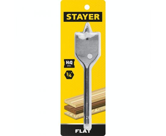 Сверло по дереву перовое STAYER Flat 55x152 мм 2950-55_z01 – изображение 2