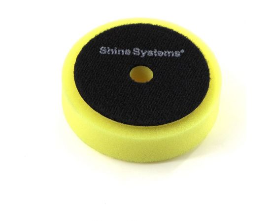 Круг полировальный полутвердый желтый RO Foam Pad Yellow 75 мм Shine systems SS551 – изображение 2
