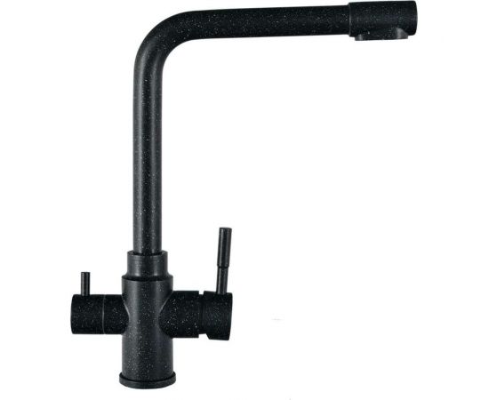 Смеситель для кухни WISENT с подводкой питьевой воды (черный) W4355-3-22 – изображение 2