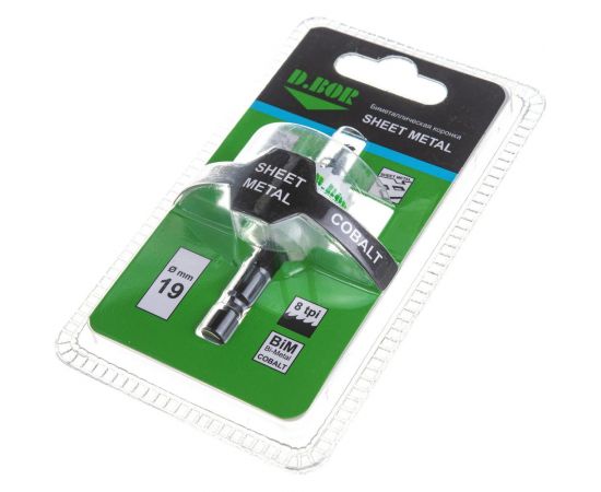 Коронка биметаллическая 19 мм комплект D.BOR D-HS-BIM-SM-20-019 – изображение 2