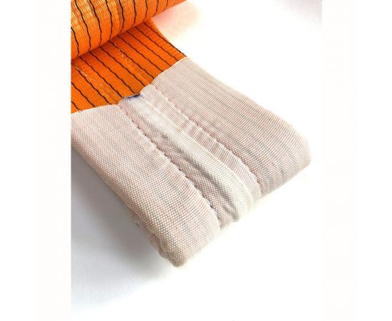 Буксировочный трос ТамбовТехСнаб 60т 10м петля/петля двухслойный, усиленный 7930124368867 – изображение 3