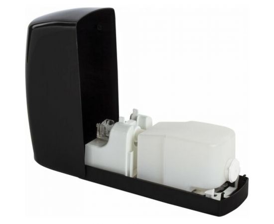 Диспенсер для жидкого мыла ЛАЙМА ORIGINAL наливной, 1 л, черный, ABS-пластик 605783 – изображение 3