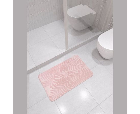 Коврик Аквалиния флис Тропикано розовый 50x80 см MA4428N – изображение 3