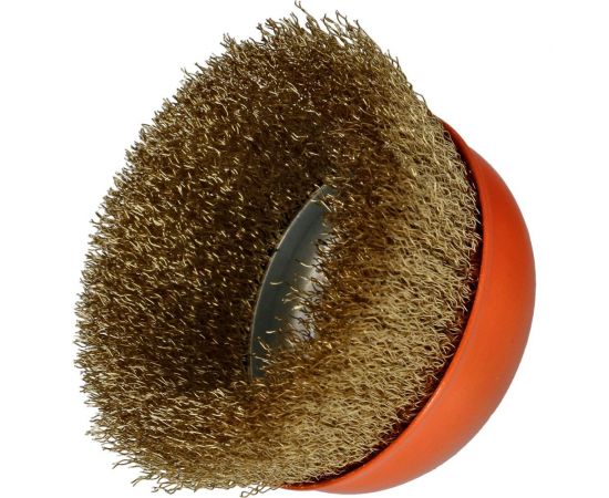 Щетка чашечная латунная 60х20 мм, M14 FASTER TOOLS 3511 – изображение 3