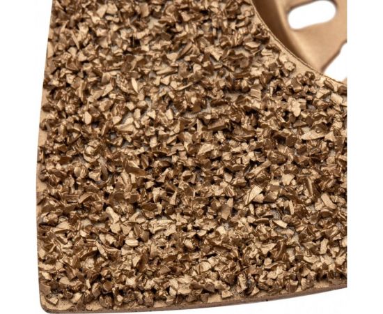 Насадка шлифовальная дельтовидная HM по плитке и дереву 78 мм для МФИ Denzel 782323 – изображение 3