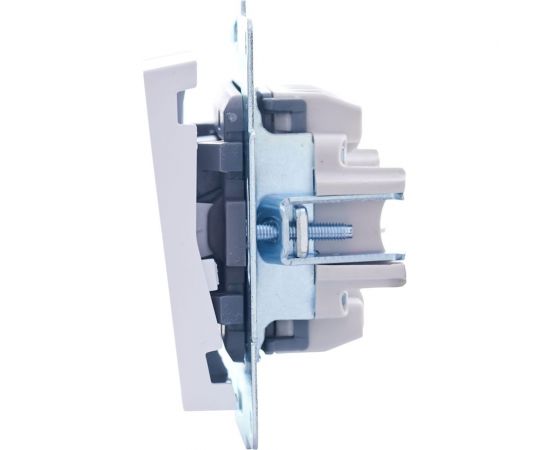 Двойной выключатель Lezard VESNA белый 742-0288-101 – изображение 3