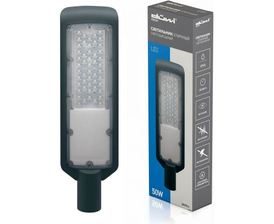 Уличный светодиодный светильник duwi СКУ-04 50Вт 230В 6500К IP65 25078 4 – изображение 4