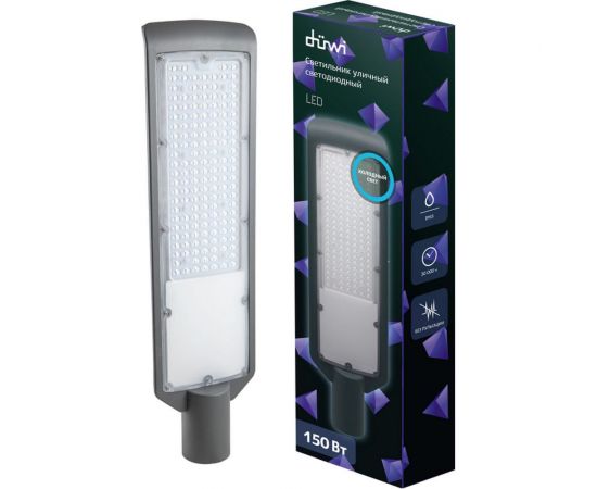Уличный светодиодный светильник Duwi СКУ-04, 150Вт, 230В, 6500К, IP65 25081 4 – изображение 4