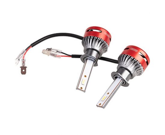 Автолампа-LED SKYWAY (аналог ксенона) H1(F8), 12/24V 25W 6000K 4000Lm 1-конт., 2 шт. S08701031 – изображение 4