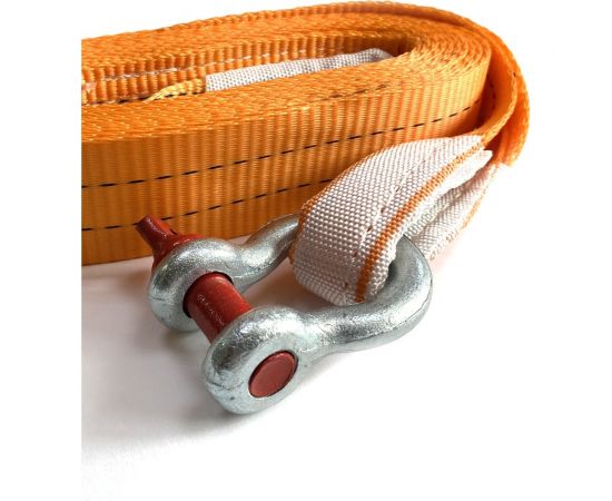 Буксировочный трос ТамбовТехСнаб 3/6т 30м скоба/петля 7930124362360 – изображение 4