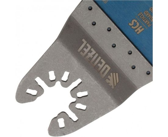 Насадка режущая прямая HCS по дереву, ламинату 65х1.8 мм, крупный зуб для МФИ Denzel 782313 – изображение 4