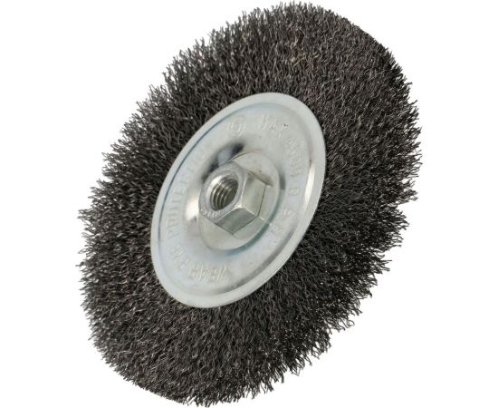 Щетка дисковая стальная 80х15 мм, M14 FASTER TOOLS 3512 – изображение 4