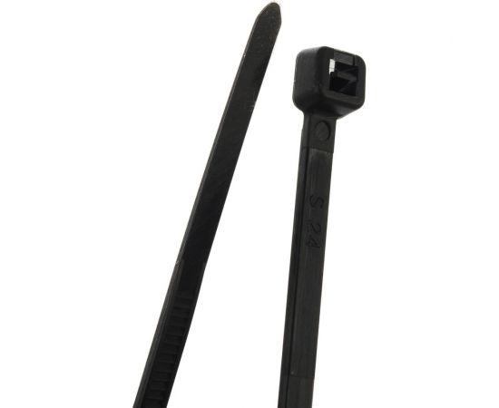 Нейлоновые хомуты Зубр черные, 3.6x370 мм, 100 шт. 309030-36-370 – изображение 4