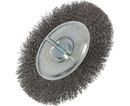 Щетка дисковая 80х20 мм, с хвостовиком, сталь FASTER TOOLS 3493 – изображение 6