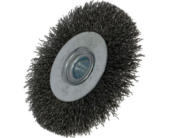 Щетка дисковая стальная 100х25 мм, M14, FASTER TOOLS 3513 – изображение 7