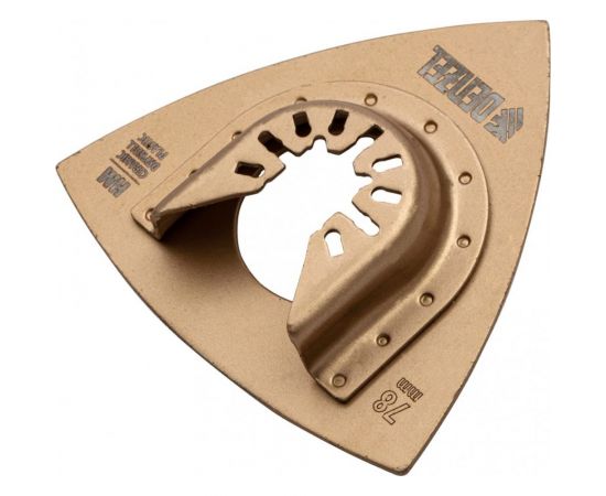 Насадка шлифовальная дельтовидная HM по плитке и дереву 78 мм для МФИ Denzel 782323 – изображение 7