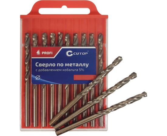 Сверло по металлу с кобальтом (10 шт; 3.3х36х65 мм) CUTOP 48-33-10 