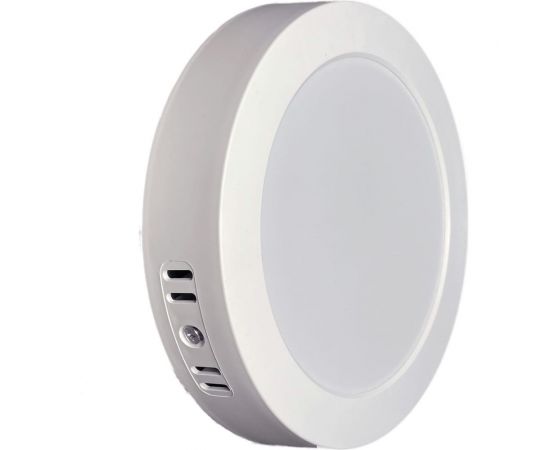 Светодиодный накладной светильник truEnergy круг 20w 4000k 1600lm d230мм белый пластик 10106 