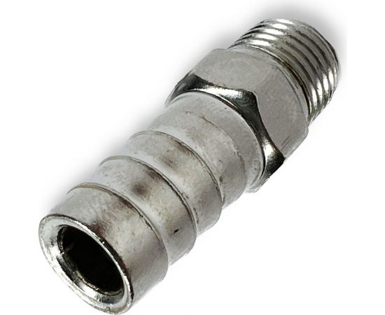 Штуцер с наружной резьбой 1/4" - елочка 12 мм ARMA M1/4-12 