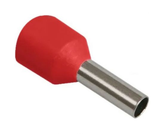 Наконечник-гильза Grisard Electric Е 1,5-08 1,5мм2 с изолированным фланцем красный (100шт) GE (E1508) GRE-014-0032 