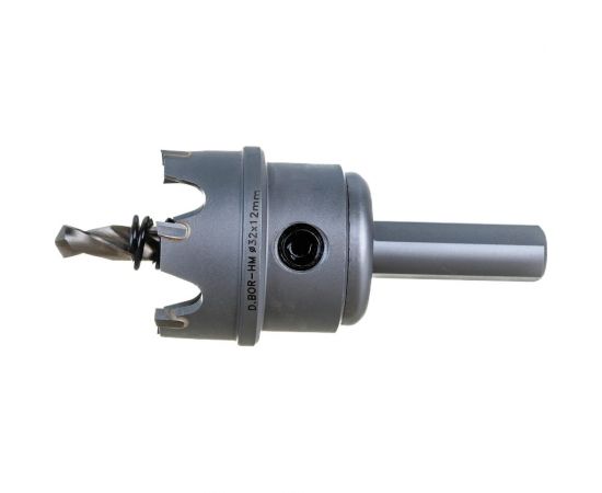 Коронка по металлу HM (32х12 мм; хвостовик 10 мм; комплект) D.BOR HS-HM-12-032-T 