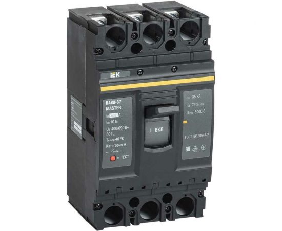 Автоматический выключатель IEK ВА88-37 3Р 400А 35кА MASTER SVA40-3-0400-02 