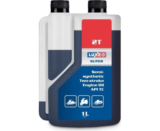 Масло моторное полусинтетическое SUPER 2T 1 л, дозаторная канистра LUXE 582/Д 