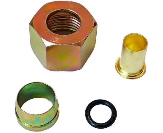 Ремкомплект штуцера трубки ПВХ 10/8, 10 комплектов в упаковке, ДАЛИ-авто DA-NP162 