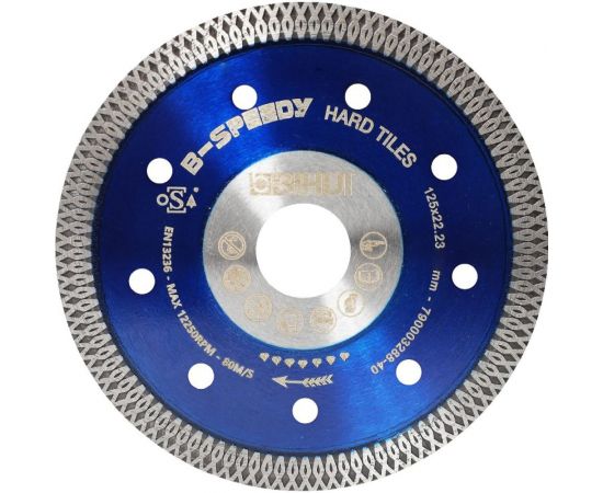 Диск алмазный B-SPEEDY 125x22.2x1.2 мм BIHUI DCDM125 