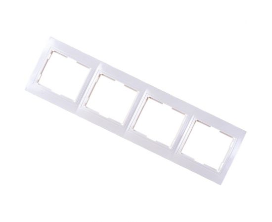 Четырехпостовая горизонтальная белая рамка TDM Таймыр SQ1814-0030 