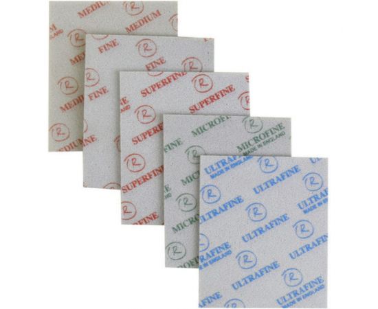 Губка абразивная Softback (20 шт; 140x115 мм, Р1000) RoxelPro 159616 