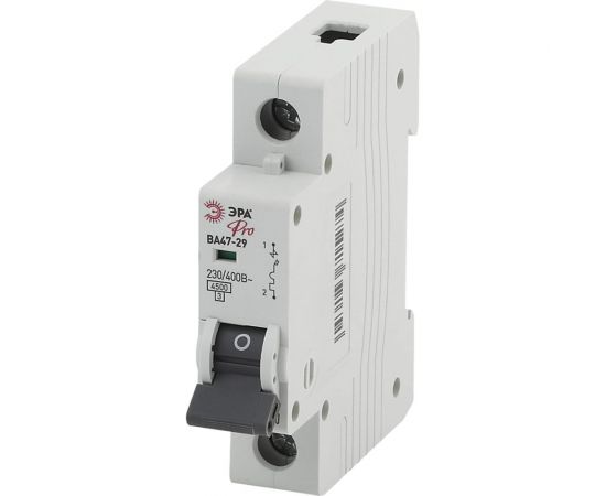 Автоматический выключатель ЭРА PRO NO902213 ВА47-29 1Р, 20А, 4,5кА, кривая D Б0048803 