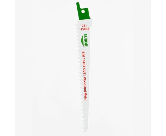 Полотна универсальные 130/150 мм, 4 мм, BIM, FAST CUT, Wood and Metal, 2 шт D.BOR D-221-150E3-02 – изображение 2