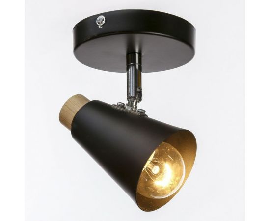 Спот BayerLux Конус малый 1x40Вт E27 черный 10х15х11,5 см 3950406 – изображение 2