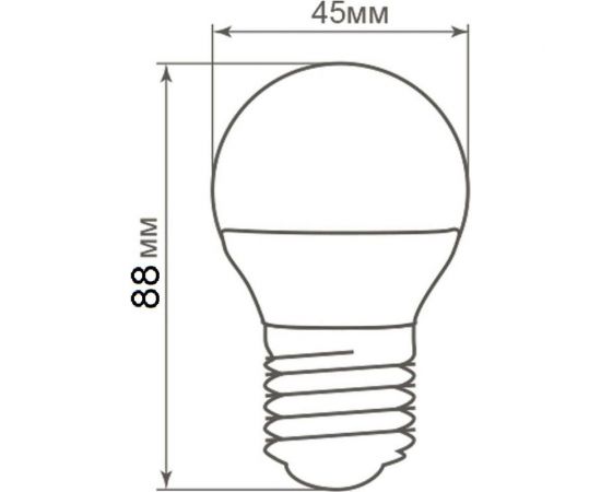 Светодиодная лампа ECON LED P 10Вт E27 3000K P45 ES 731002 – изображение 2
