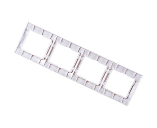 Четырехпостовая горизонтальная белая рамка TDM Таймыр SQ1814-0030 – изображение 2