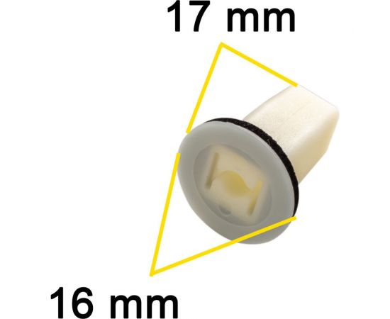 Автокрепеж для Mitsubishi 10 шт MU480032, MU480034, MU480036 КрепАвто 0401 – изображение 2