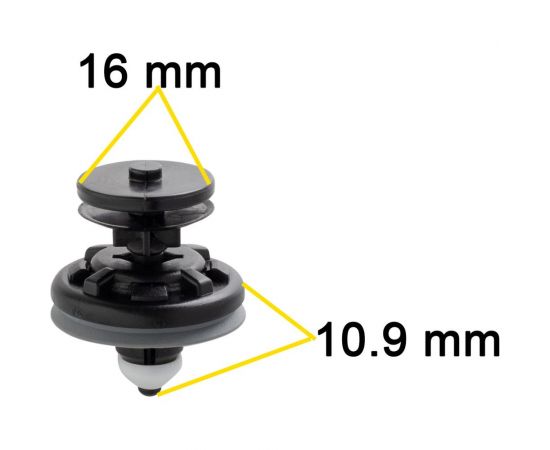 Автокрепеж для VAG 10 шт 6Q0868243 КрепАвто 1270 – изображение 2