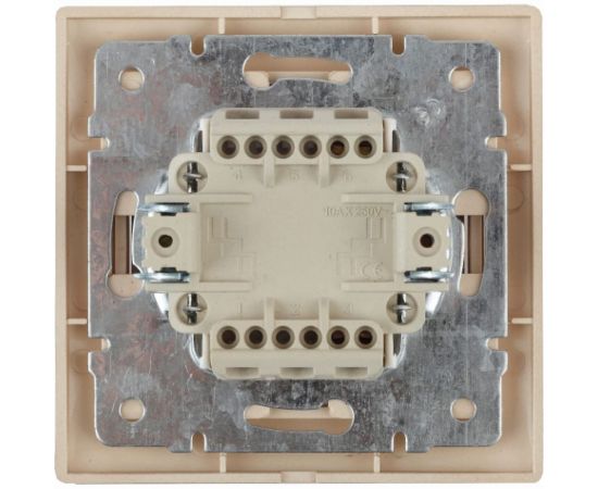 Выключатель Intro Plano 1-101-11 одноклавишный 10А-250В, IP20, СУ, сосна, Б0053728 – изображение 2