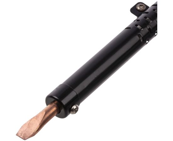 Паяльник TDM ПД-60, ЭПСН, мощность 60 Вт, 230 В, деревянная ручка, плоское жало, Гранит SQ1025-0403 – изображение 3